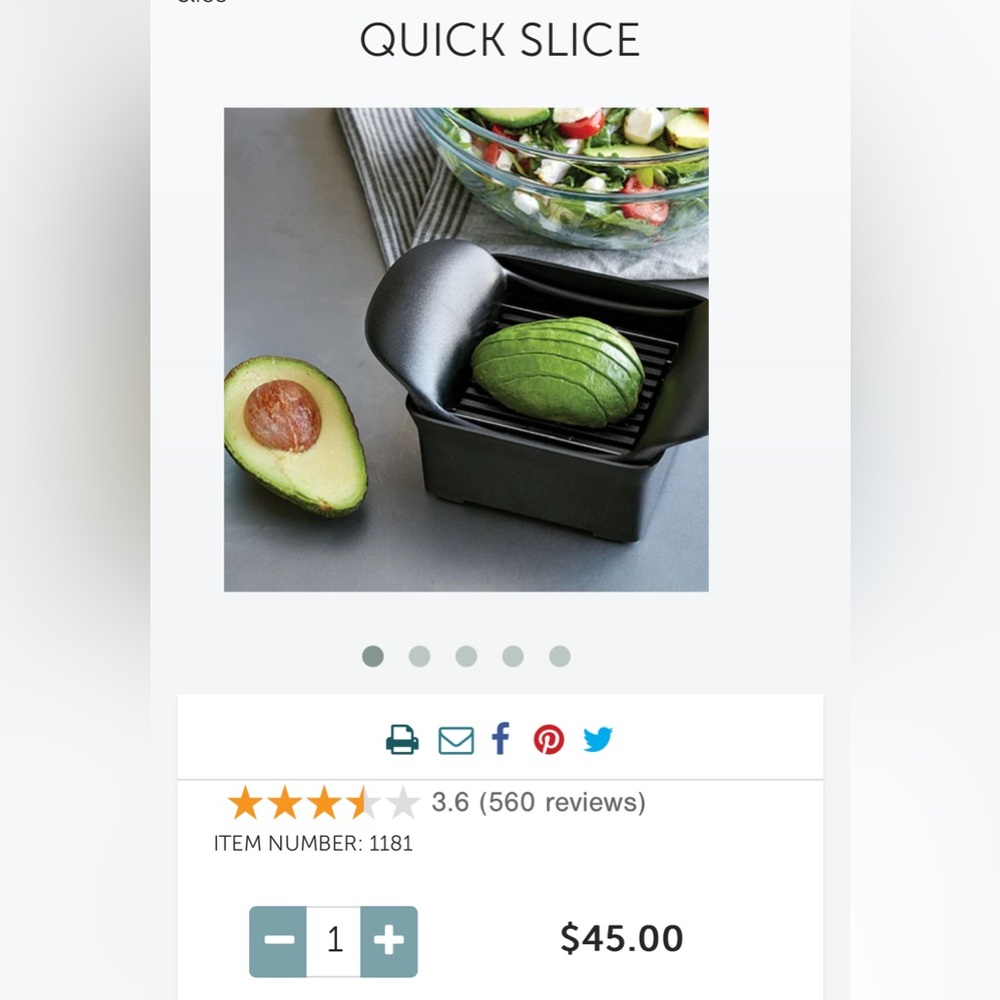 Pampered Chef Veggie Slicer
